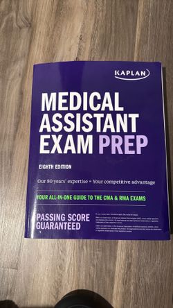 Medical assistant exam prep book