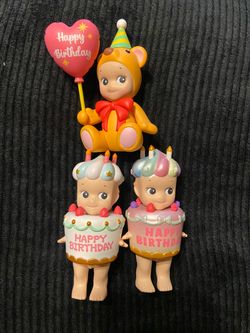 Sonny Angel Happy Birthday Mini Figures Set of 3