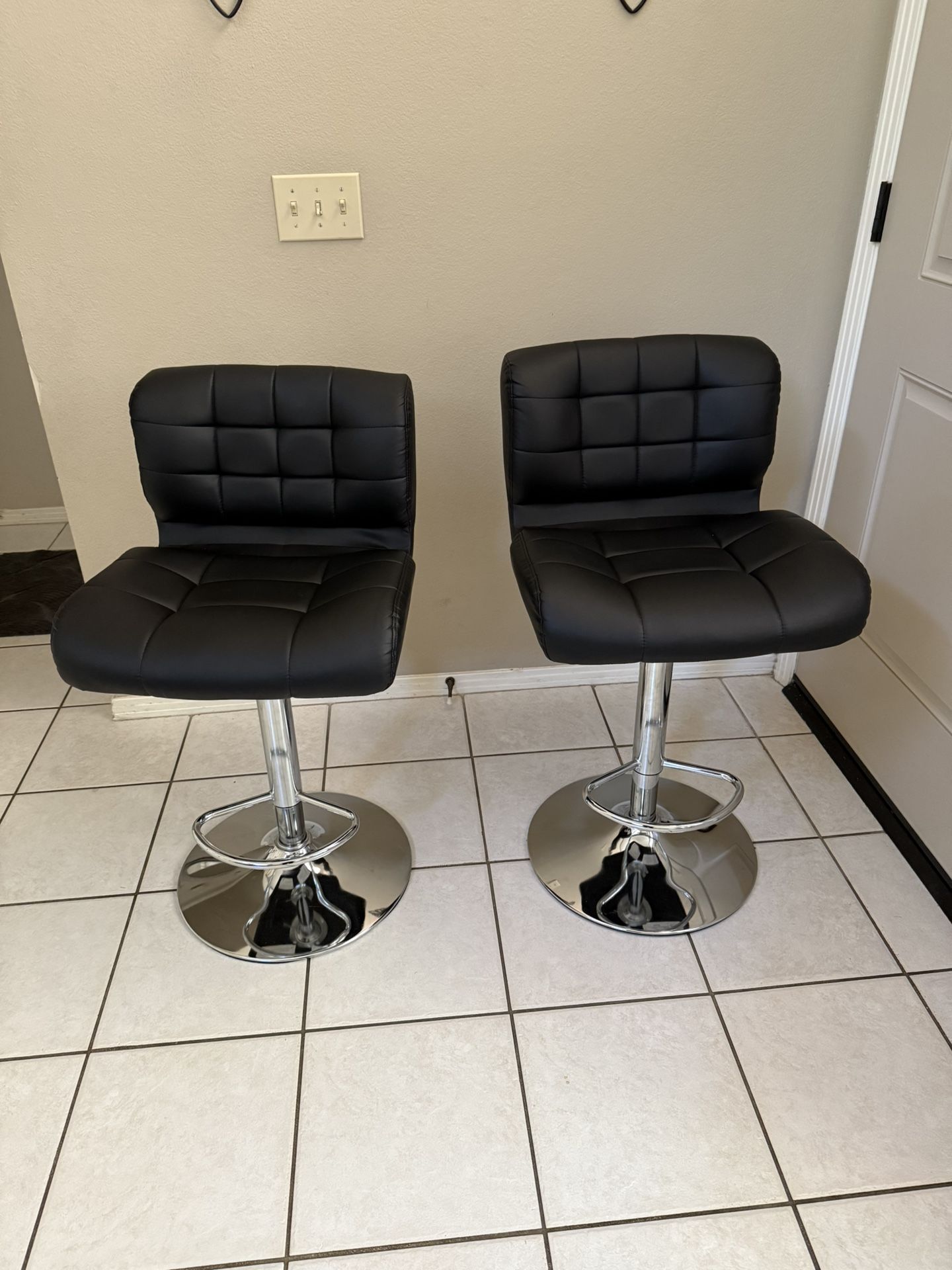 Two Black Stools