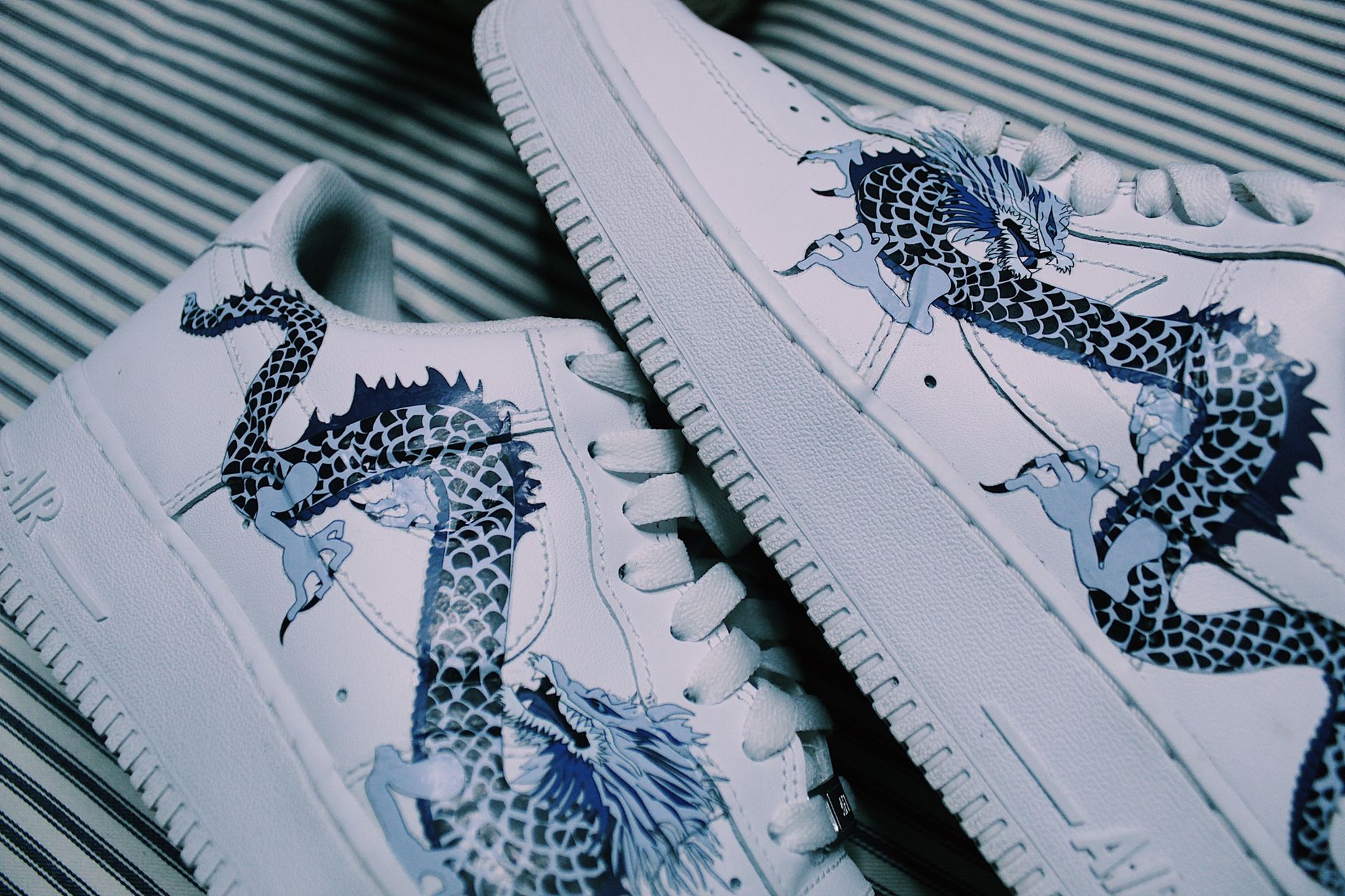 Nike Air Force 1 Blue Dragon