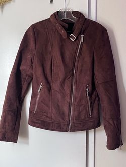 Suede brown jacket size M