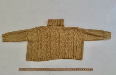 Knitted turtleneck sweater