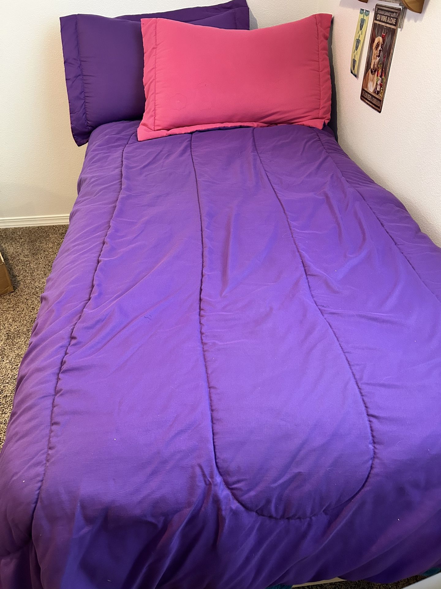 Twin Bed With Mattress