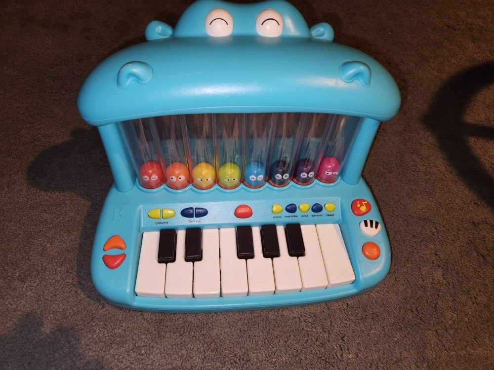 Toy Piano for Kids Hippo Pop