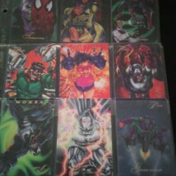 16 Marvel Collection Cards, Excellent Condition 
