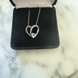 Necklace With Heart Shaped Pendant 