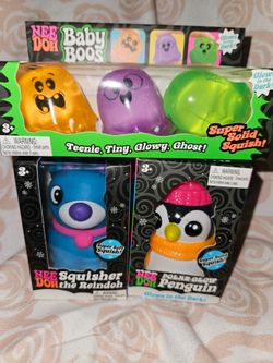Nee Doh Squish Toy Bundle Set of 3