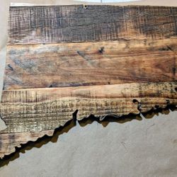 Handmade Connecticut Shaped Serving Tray,/Decor/ Centerpiece 13 In Wide