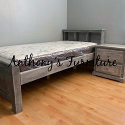 Twin Bed & Bamboo Mattress 