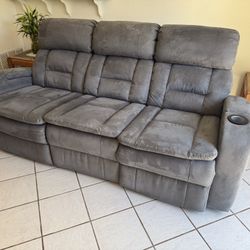 Electric Reclining Sofá