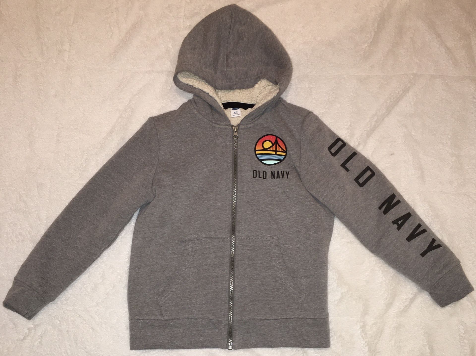 Old Navy grey sweater, boys, medium, (8)