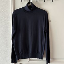 Black Perry Ellis Turtle Neck Sweater 