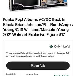 Funko Pop AC/DC Back In Black Album 