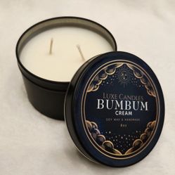 Luxe Candles - BumBum Cream Soy Wax  Candles 