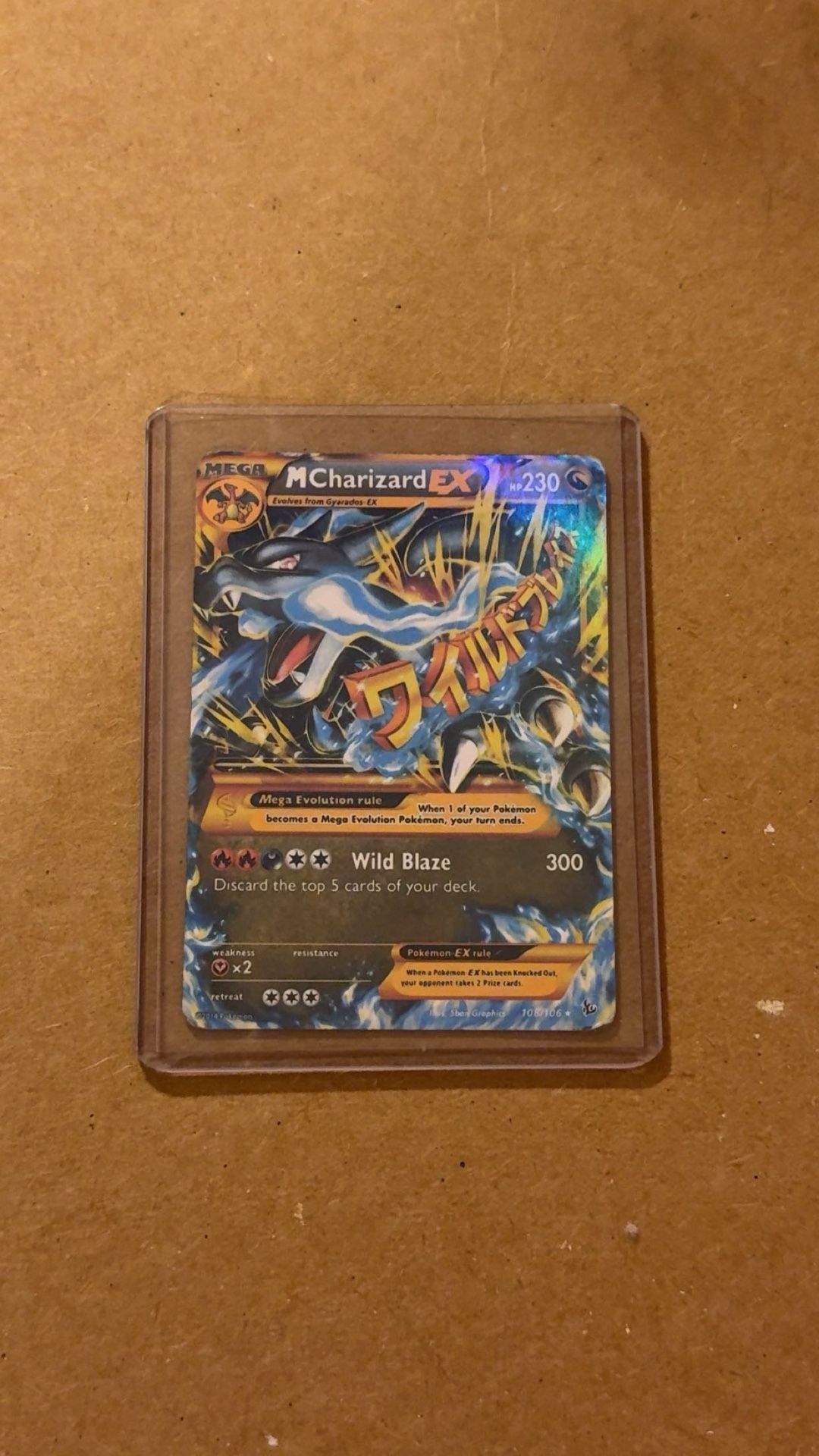 Pokemon XY Flashfire 2014 M Charizard EX 108/106