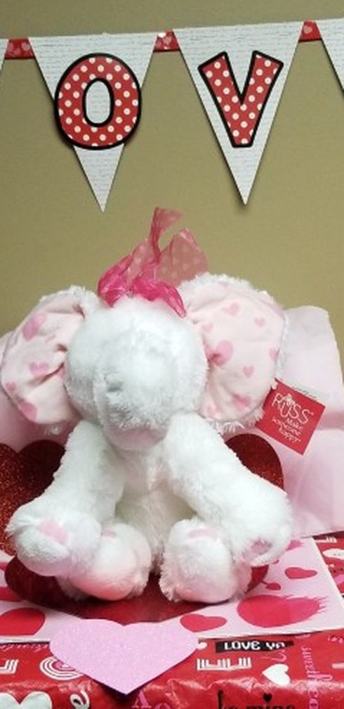 Valentine stuffed animal
