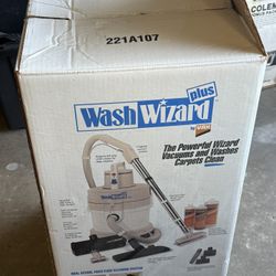 Vax Wash Wizard Plus carpet cleaning machine and vacuum