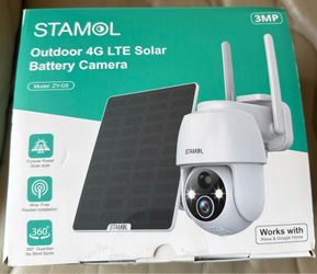 4g LTE  Cellular Solar Security Camera