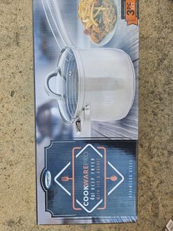 Cookwarepro 4quart Deep Fryer with Lid and Basket