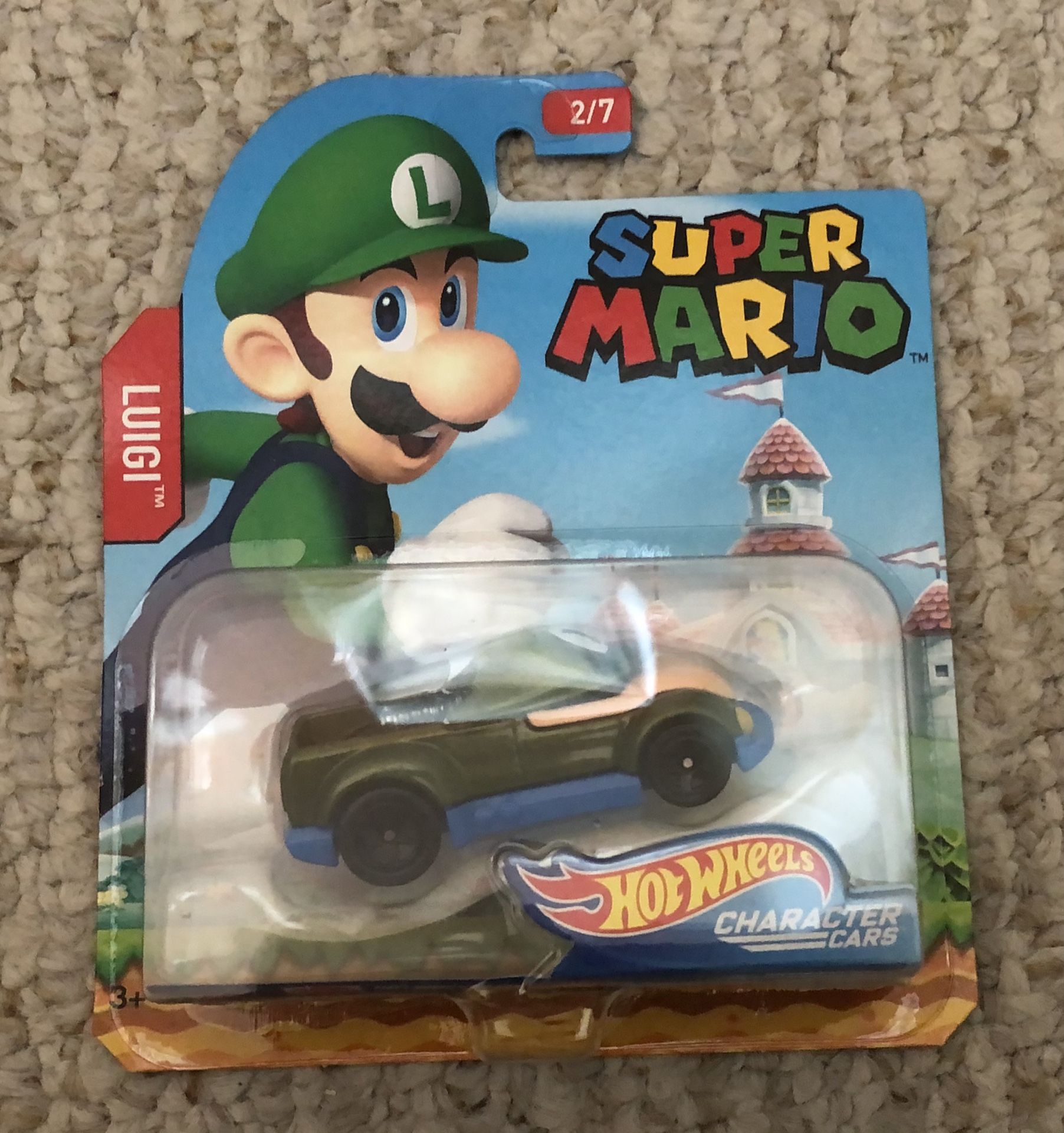 Super Mario Hot-Wheels Character Luigi