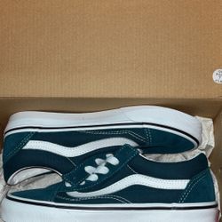 Teal Vans 2.5 Kids
