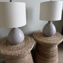 Round Accent Tables With Lamps