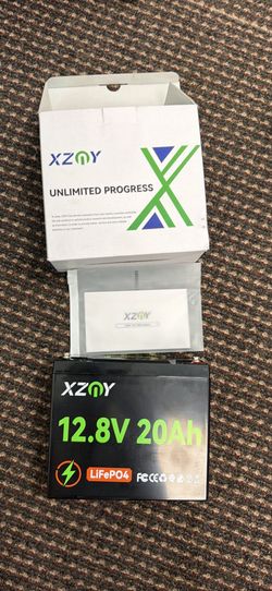 XZNY Compact 12V 18Ah LiFePO4 Lithium Battery 3000+ Lithium Batt NEW