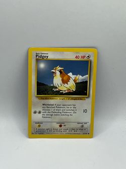 Pokemon Base Set Pidgey Card #57
