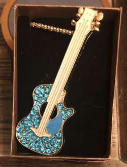 Guitar Pendant Necklace