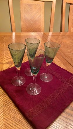 Set of (4) Vintage Abbott Collection Cordial Glasses