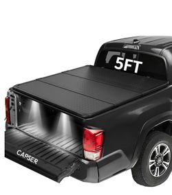Lanotech Hard Folding Tonneau Cover For Chevy Colorado/GMC Canyon 5.2ft