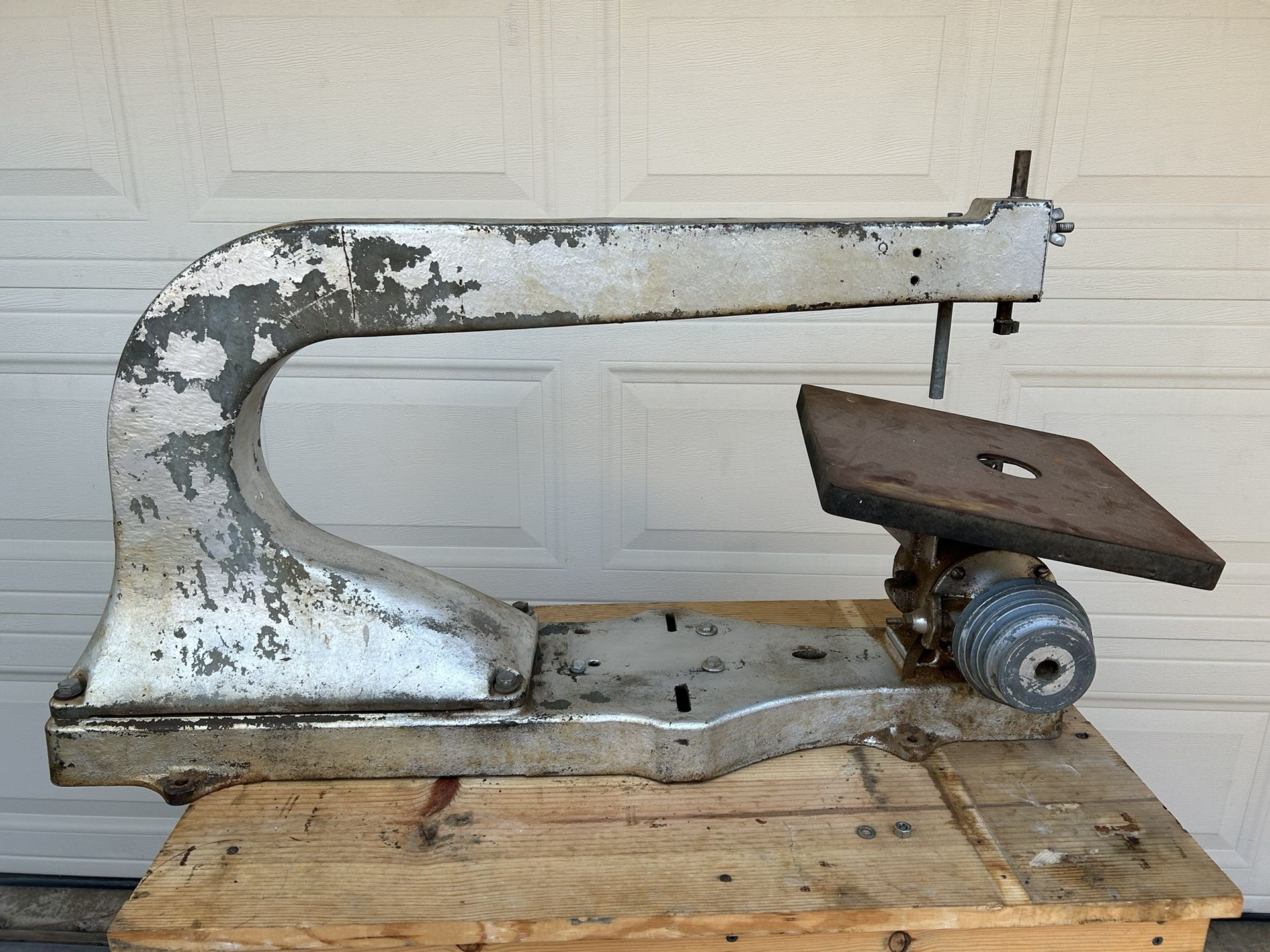 OBO - Vintage Metal Scroll Saw Stand 77057 Pick Up