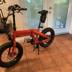 Sondors  Fold X Folding Electric Bike E Bike   25 Mph   Folding Fits In Trunk Lots Of Custom Parts Helmet U Lock 