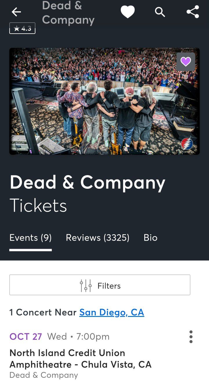 Dead & Company Ticket
