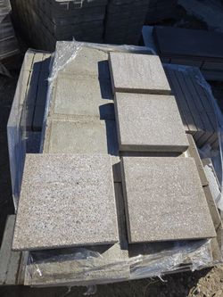 12"X12" CONCRETE PAVERS WITH EXPOSED AGGREGATE ROCK $3 EACH PIECE 