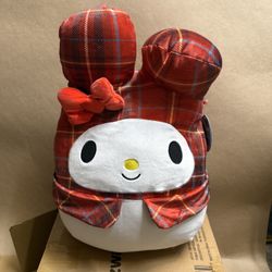 Squishmallows Original Sanrio 14in. Red Plaid