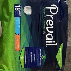 Prevail Adult Diapers size Large 