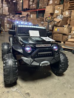 12V~24V Ride-On Electric Car for Kids Power Wheel ATV Truck Car 3~8 Years Old 