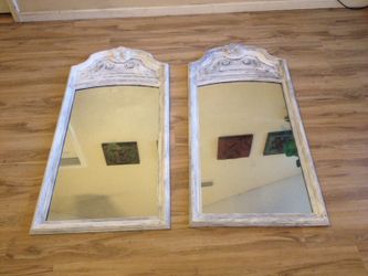 Matching Cottage Style Mirrors 54hx26w