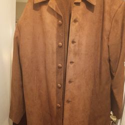 Suede Jacket (W) Matching Shirt 