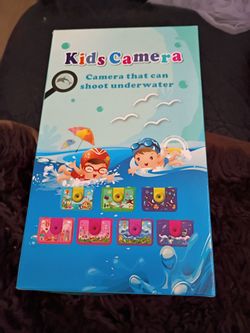 GKTZ Kids Camera Waterproof - 20MP Kids Underwater Sports Camera Blue