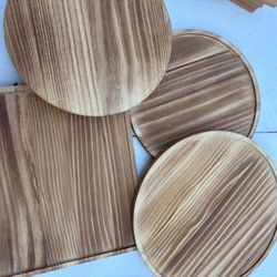 4 Wooden Boards 