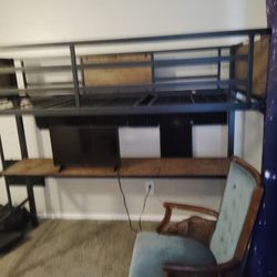 Single Loft Bed With Desk