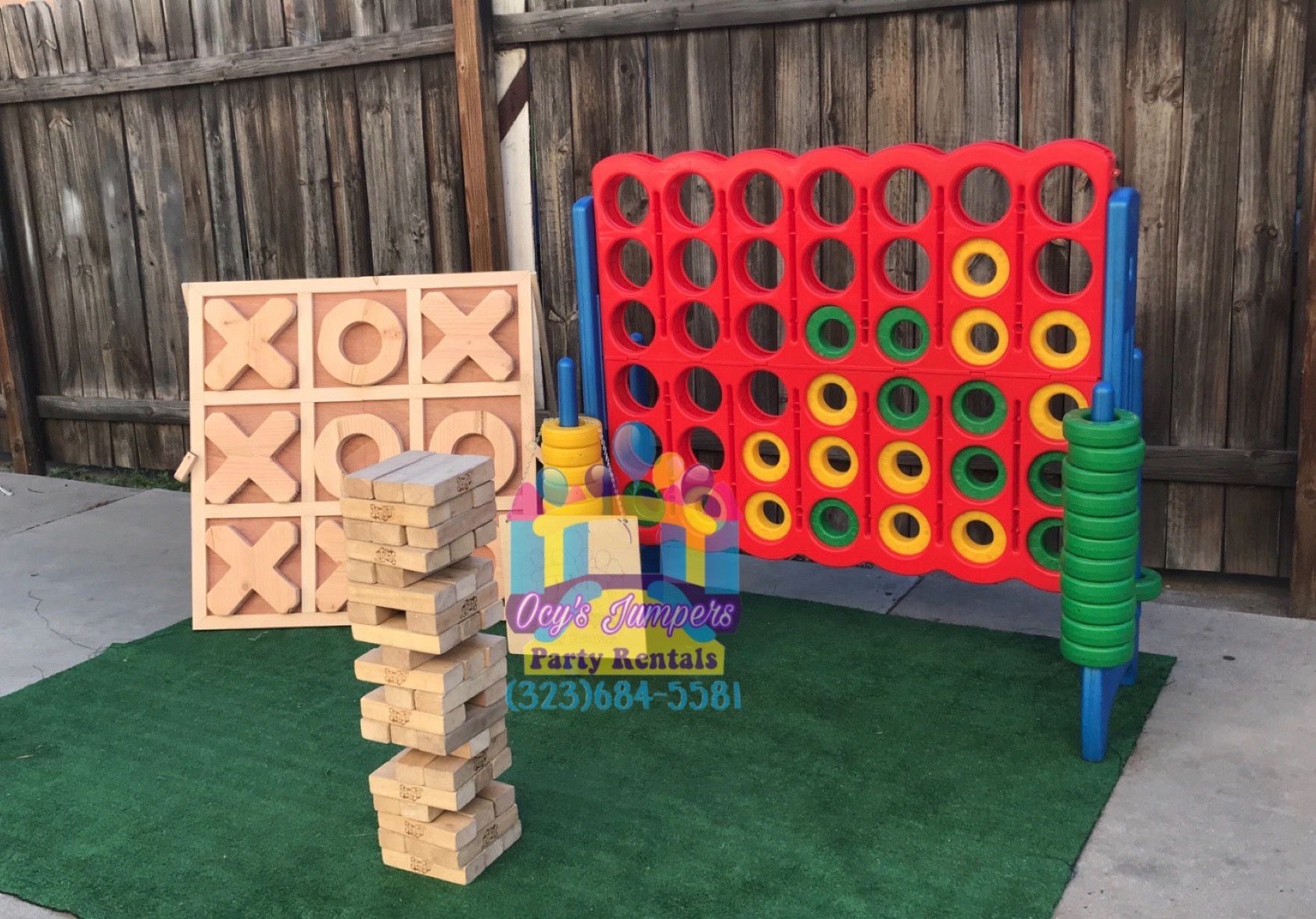 Jumbo Games. Jumbo Connect Four. Backyard Games. Jenga. Connect 4. Jumpers, Tables And Chairs 