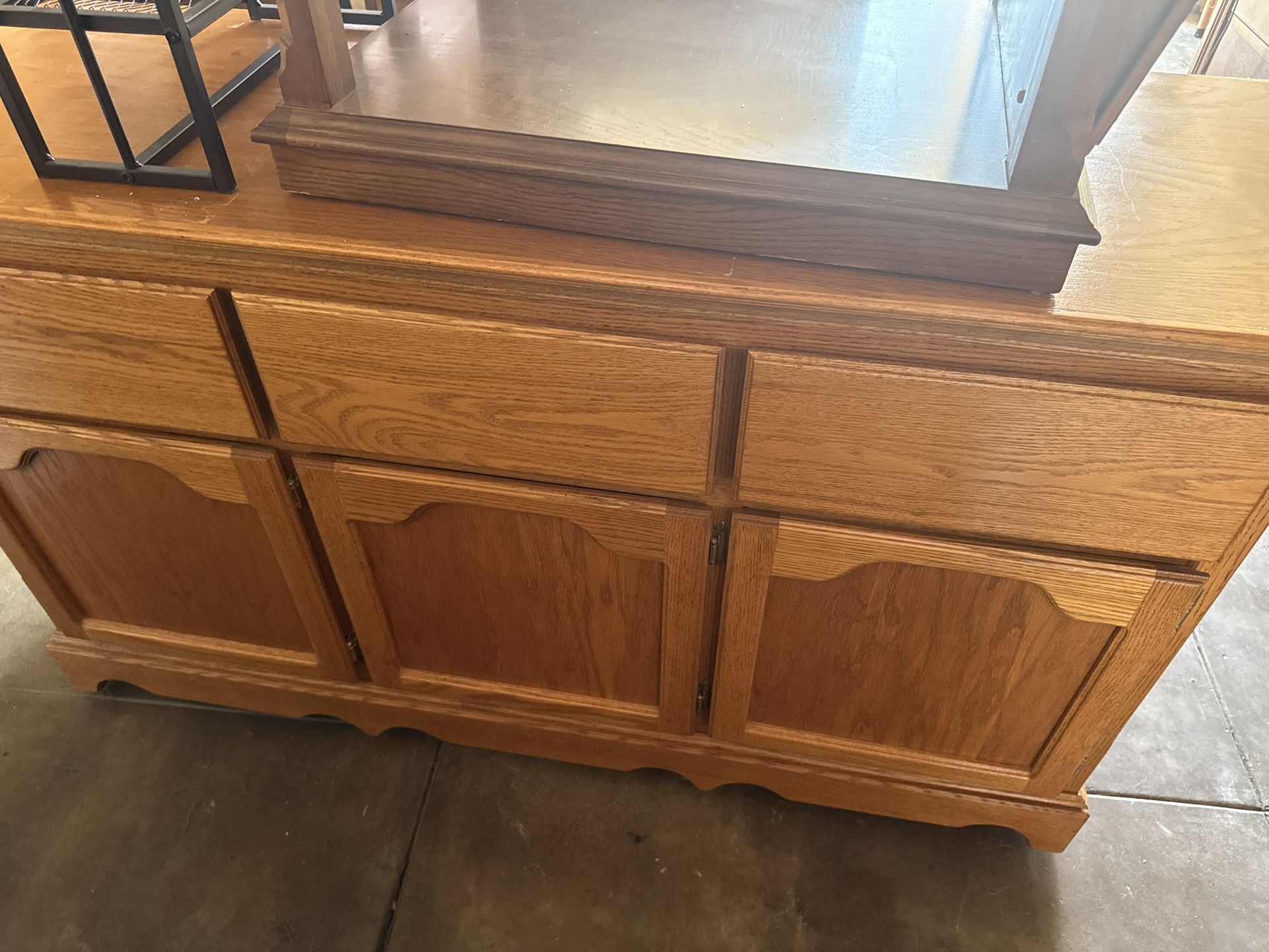 Wooden Buffet Cabinet (hutch)
