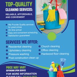 CLEANING SERVICES IN THE 757!!