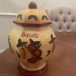 Biscotti Jar 