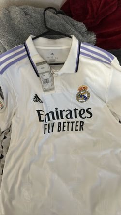 NEW!!! Real Madrid Jersey Size 10!! With Official Store Receipt From Madrid