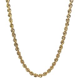 Men’s Woman’s 14k Yellow Gold 32” Inch 3.3mm Rope Chain Necklace GP3119111