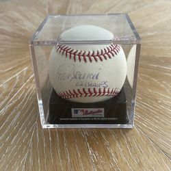 Mike Scioscia Autographed Baseball “02 Champs”